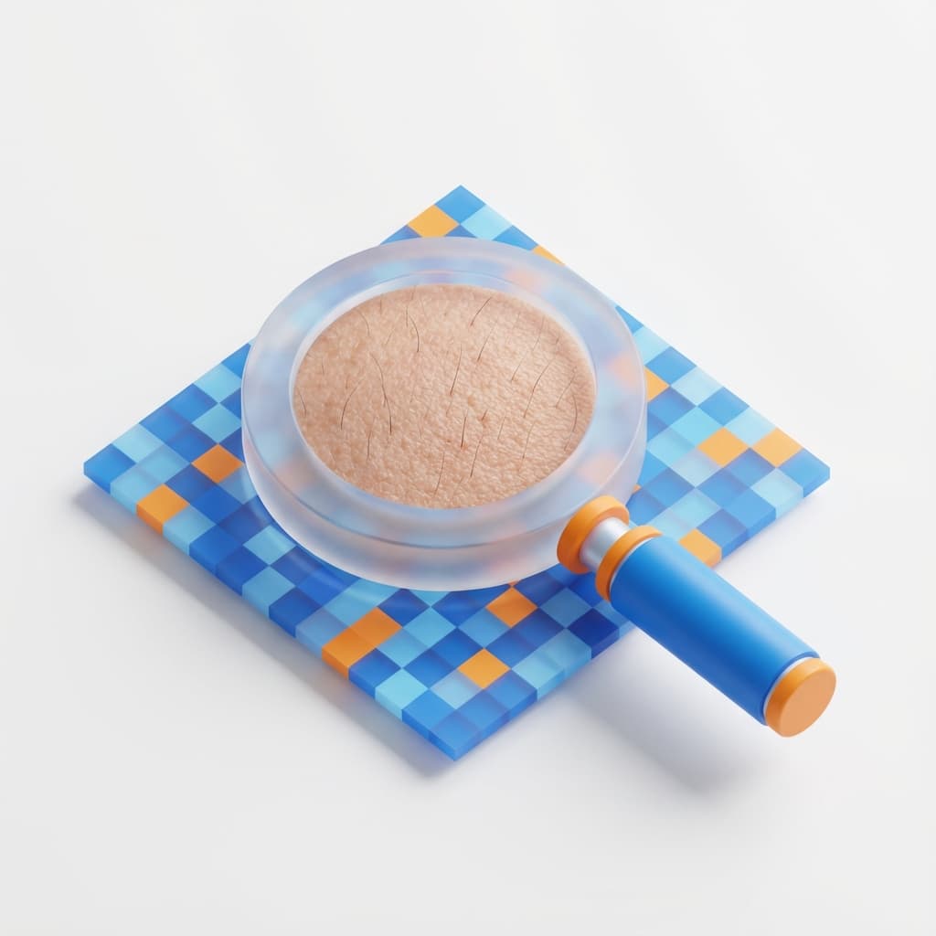 Close-up menunjukkan pemulihan detail generatif pada tekstur kulit menggunakan SeedVR2.